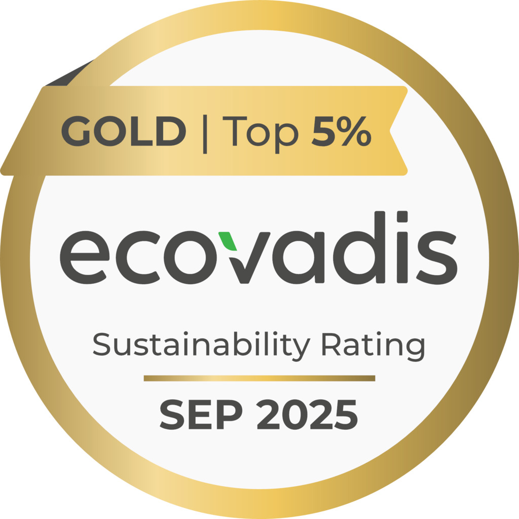 Ecovadis 2025 Goldmedaille Ecovadis 2025 Goldmedaille